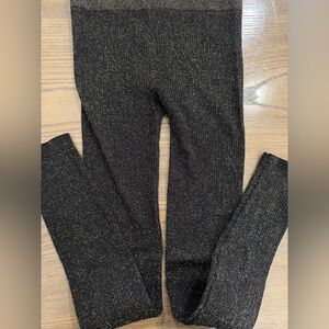 Intimately Free‎ People Black and Gold Knit leggings